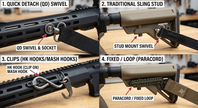 Rifle Sling Mount Types