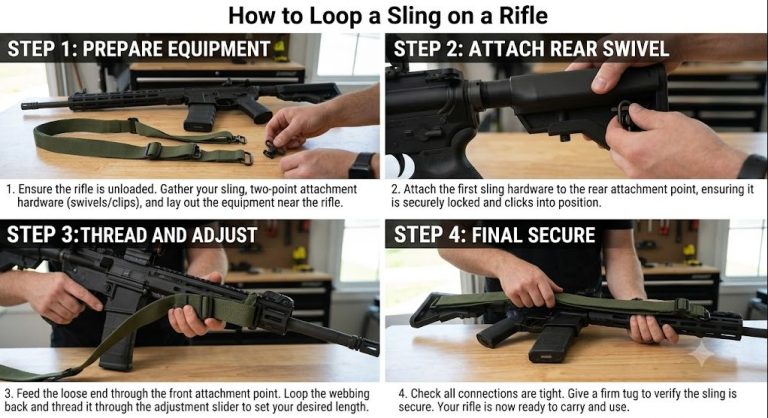 How to Loop a Sling on Rifle?