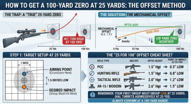 Zero at 25 Yards for 100