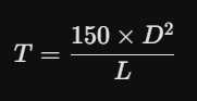Greenhill Formula