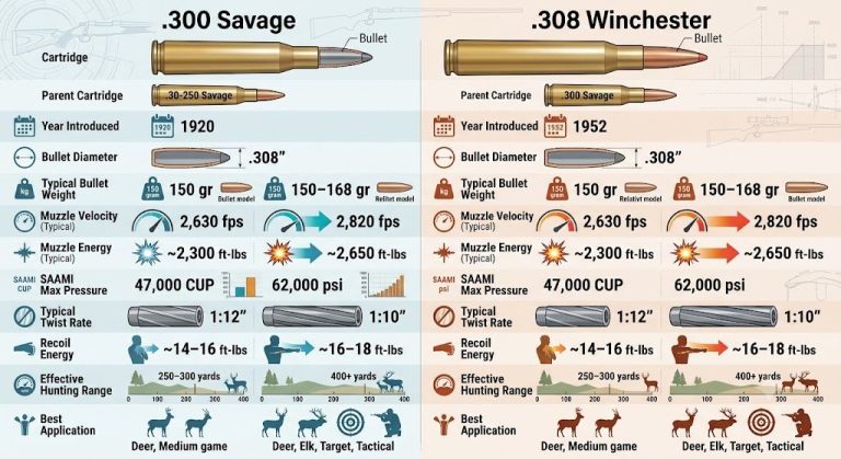 300 Savage vs 308 Ballistics Chart