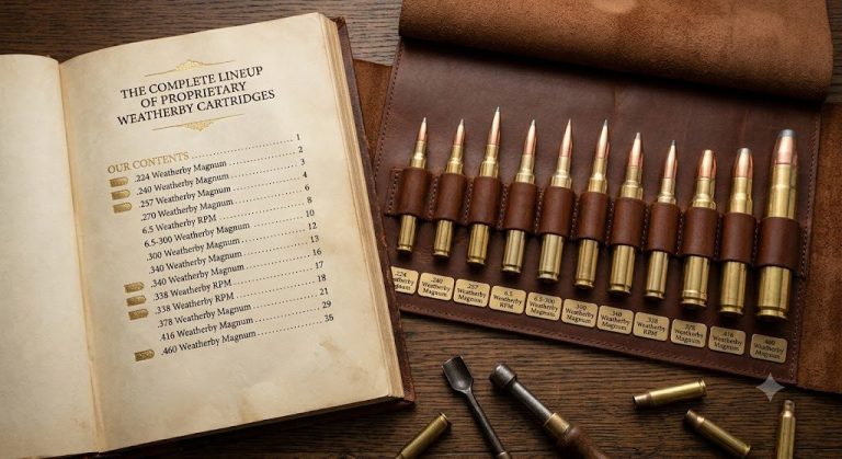 List of Weatherby Cartridges