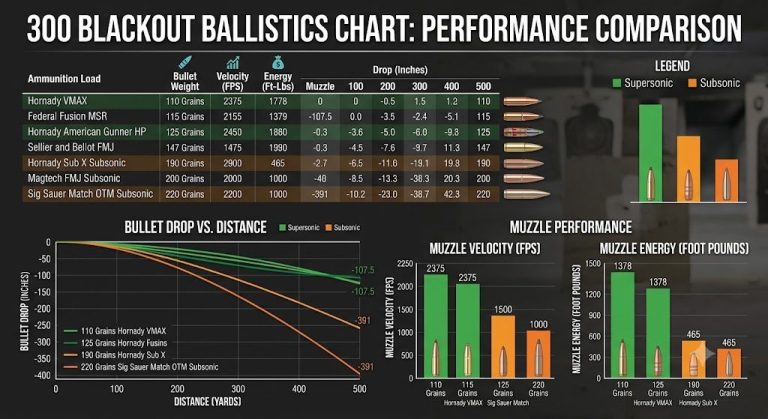 300 Blackout Ballistics Chart