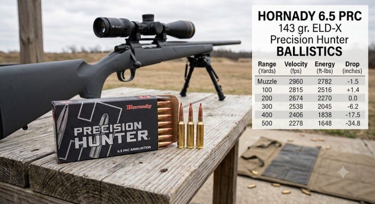 6.5 Prc Ballistics Chart Hornady