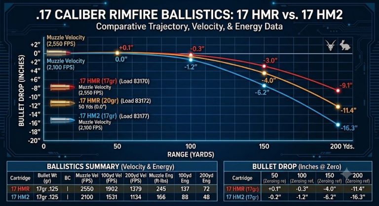 17 HMR Ballistics Chart