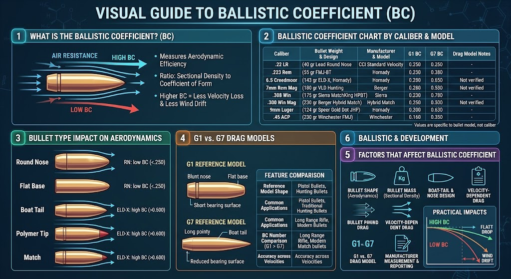 Ballistic Coefficient Chart By Caliber