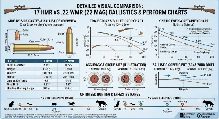 22 Mag vs 17 Hmr Ballistics Chart