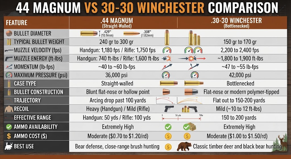 44 Magnum Vs 30-30