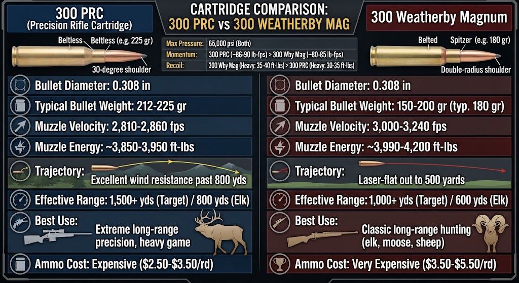 300 Prc Vs 300 Weatherby Mag