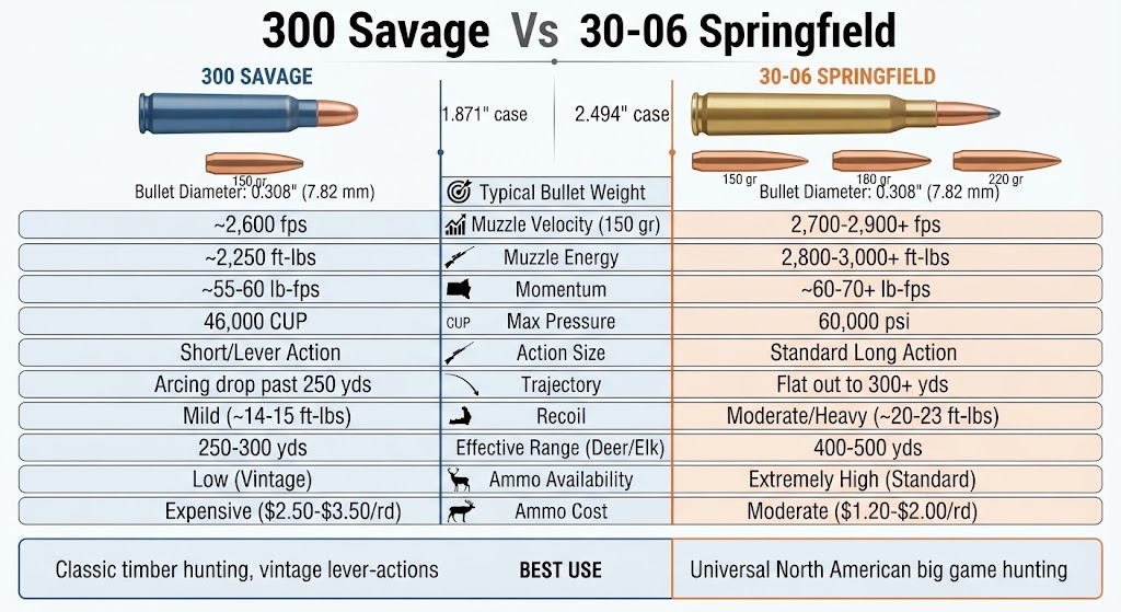 300 Savage Vs 30-06