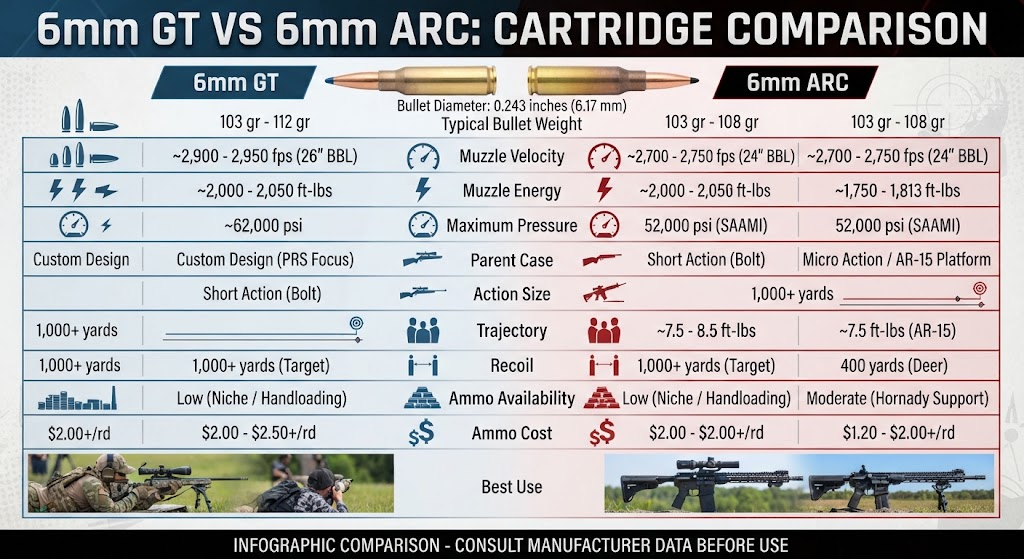 6mm GT Vs 6mm ARC
