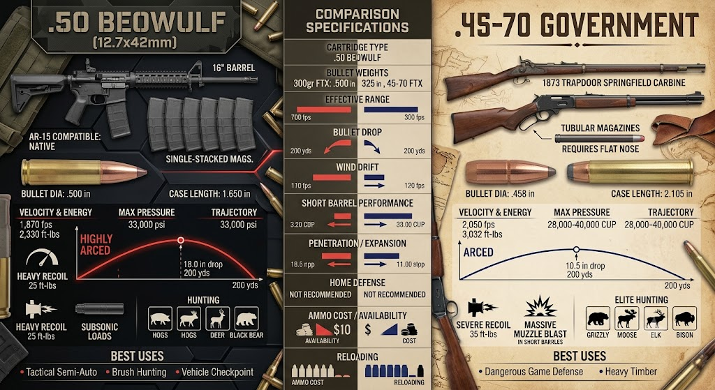 .50 Beowulf vs 45-70