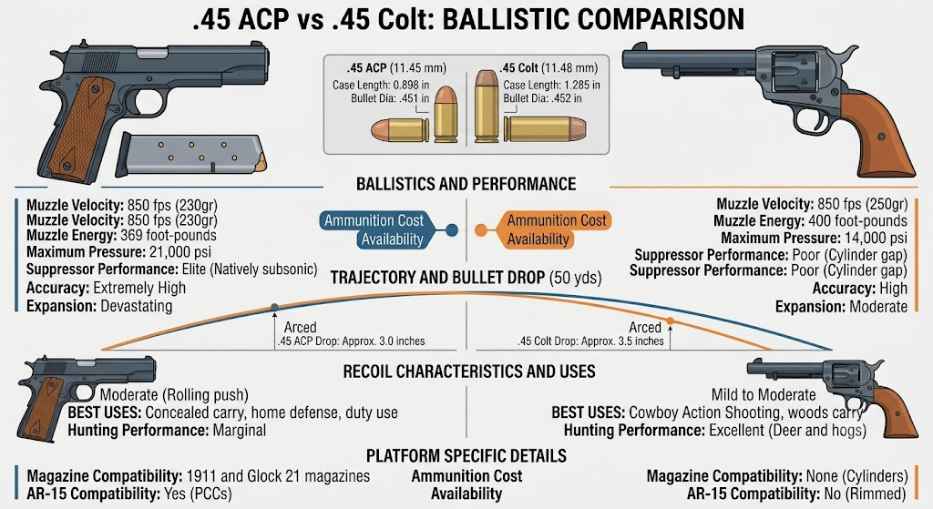 .45 vs .45 ACP