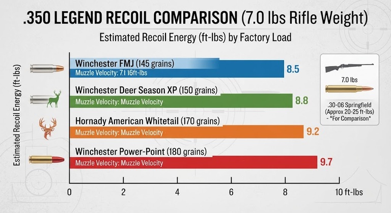 .350 Legend Recoil