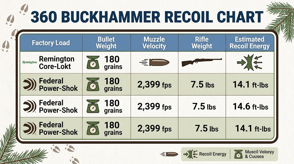360 Buckhammer Recoil