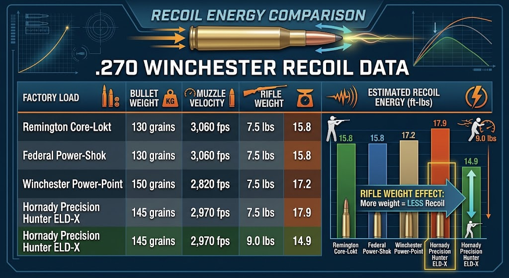 .270 Winchester Recoil