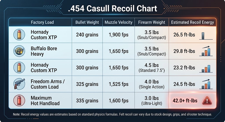 .454 Casull Recoil
