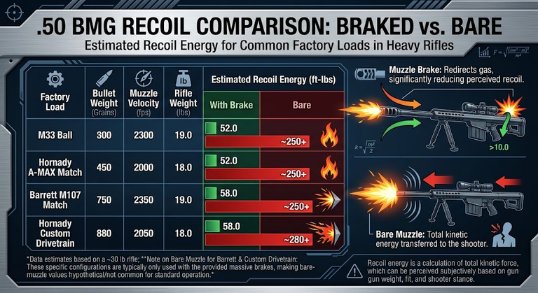 .50 BMG Recoil