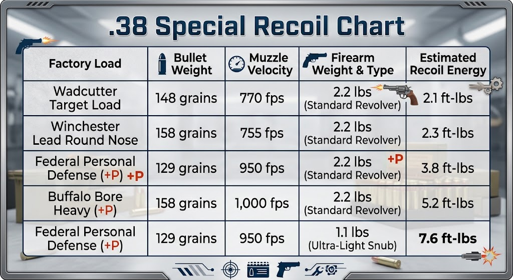 .38 Special Recoil