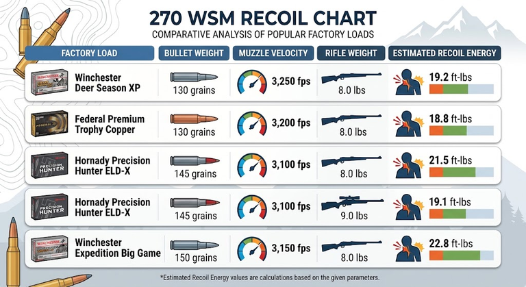 270 WSM Recoil