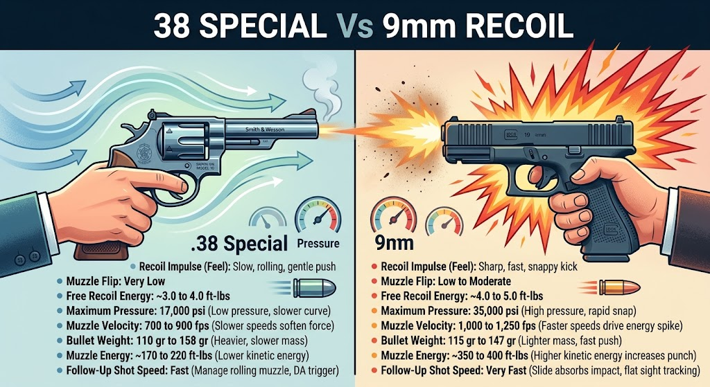 38 Special Vs 9mm Recoil