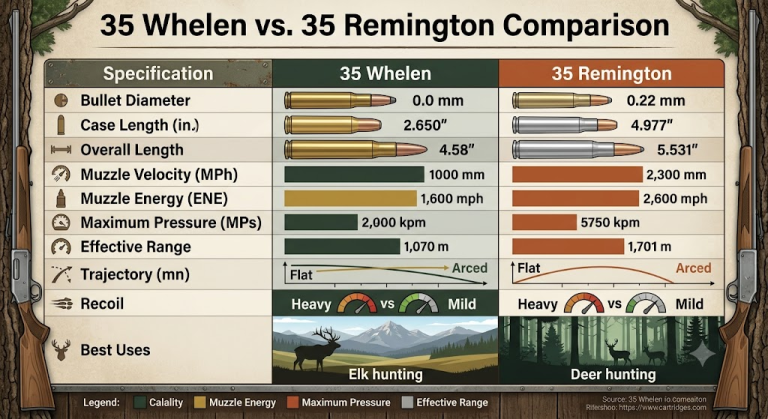 .35 Whelen vs .35 Remington