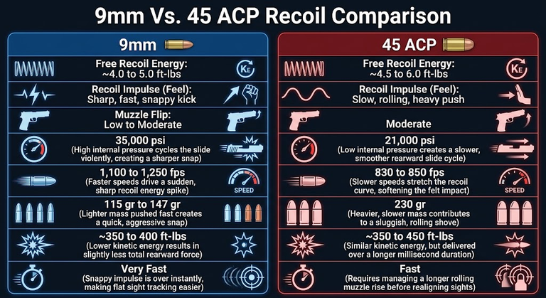 9mm Vs 45 Acp Recoil