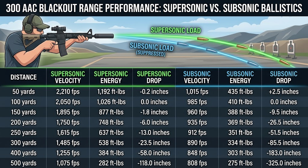 300 AAC Blackout Range