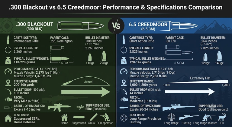 .300 Blackout vs 6.5 Creedmoor