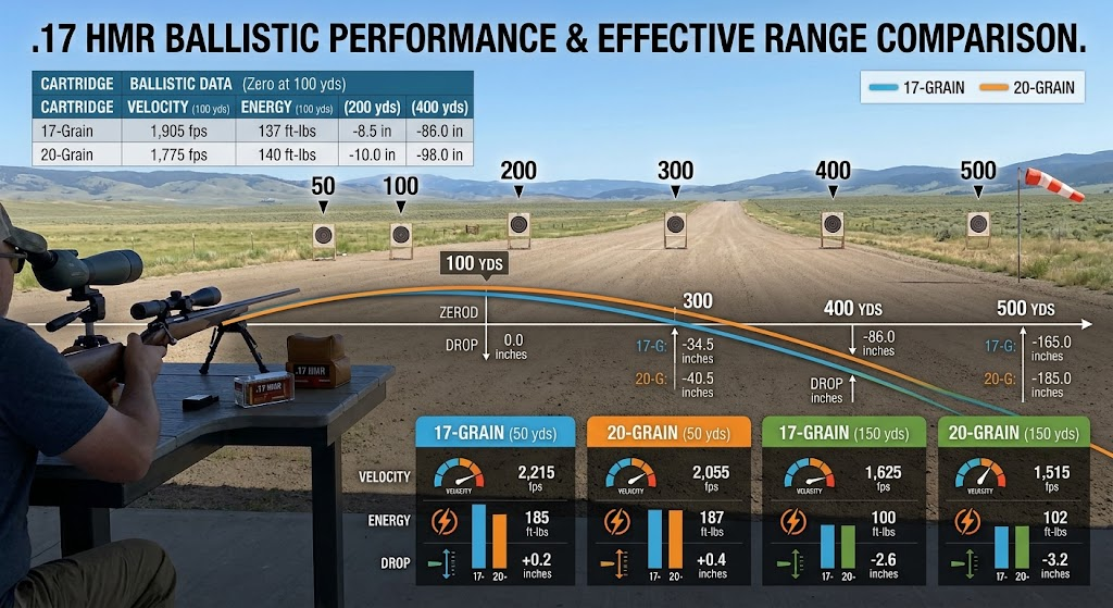 .17 HMR Effective Range