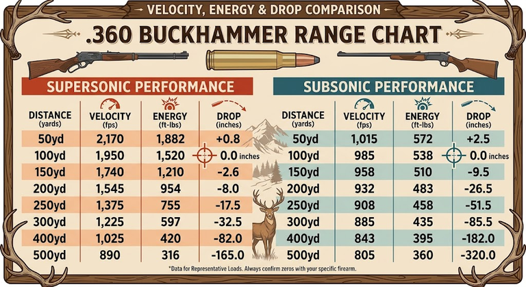 .360 Buckhammer Range