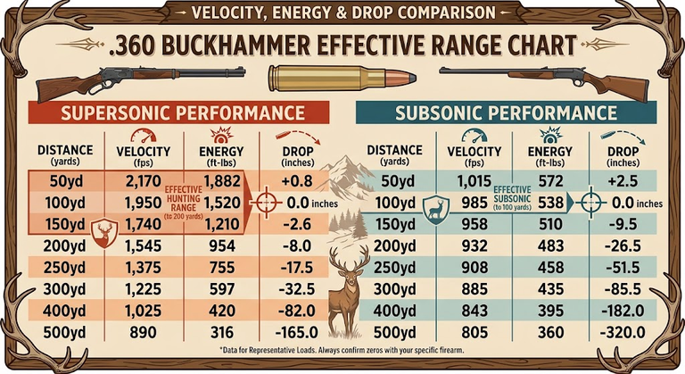 360 Buckhammer Effective Range