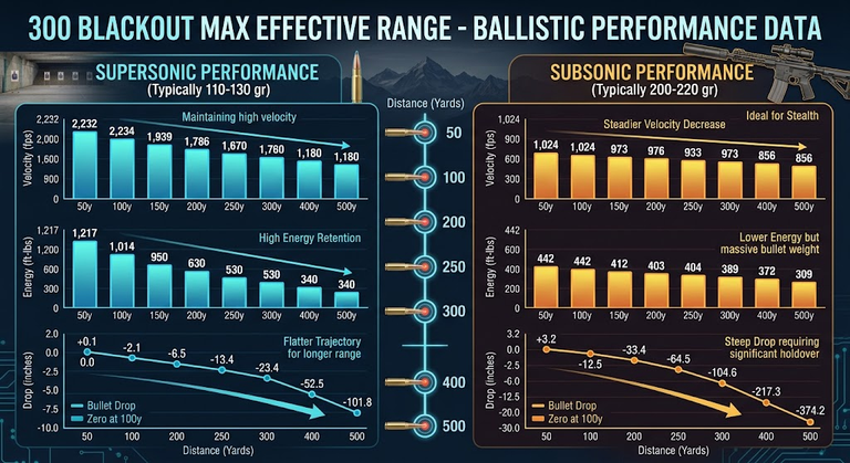 300 Blackout Max Effective Range