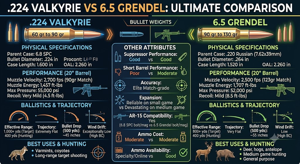 .224 Valkyrie vs 6.5 Grendel