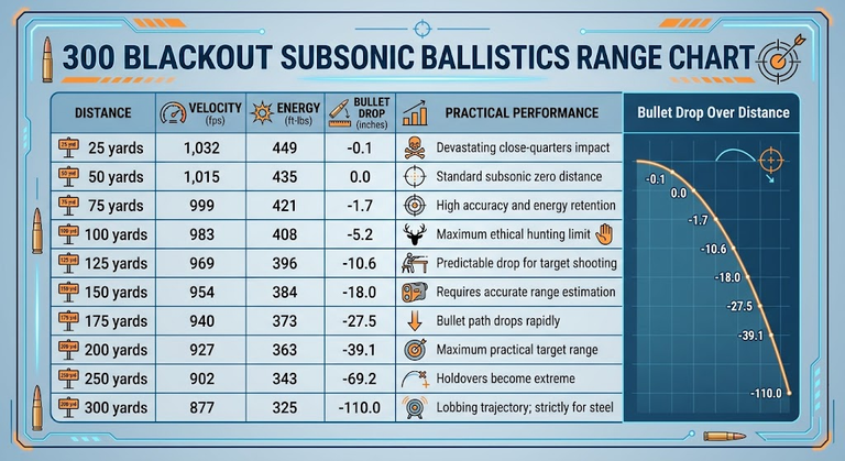 300 Blackout Subsonic Effective Range