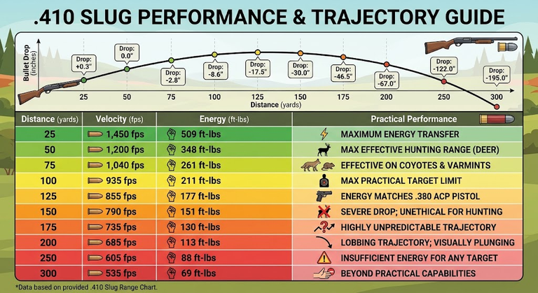 Effective Range Of .410 Slug