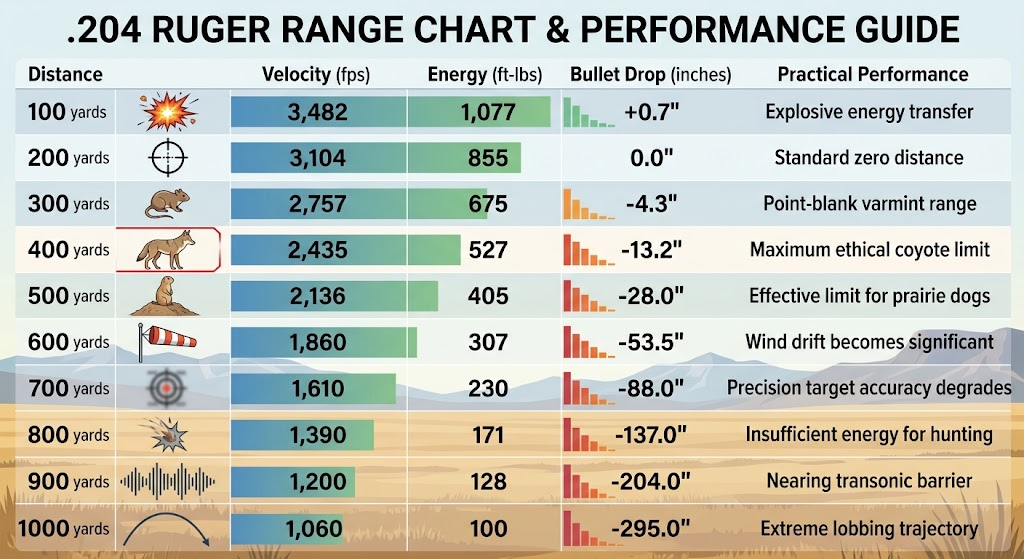 Effective Range Of 204 Ruger