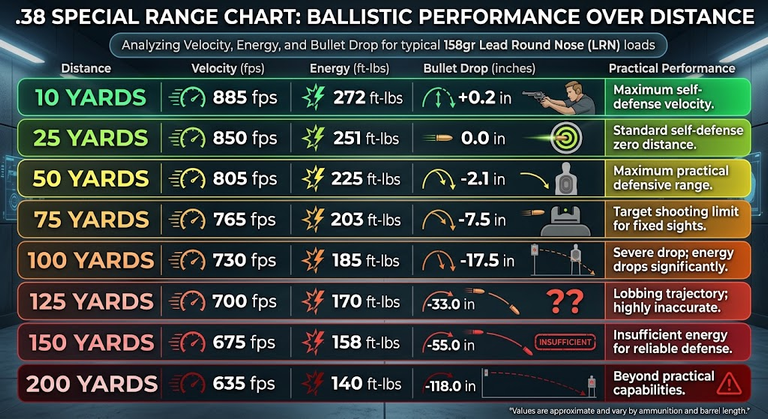 Effective Range Of .38 Special