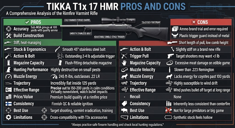 Tikka T1x 17 HMR Review