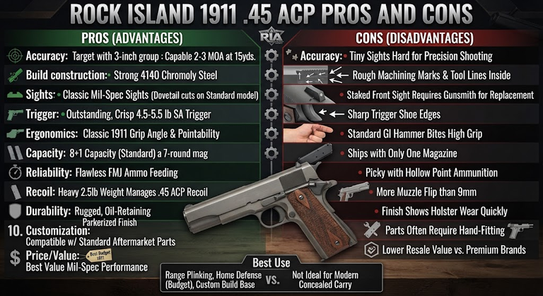 Rock Island 1911 45 ACP Review