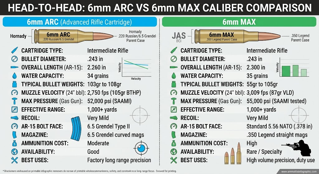 6mm ARC vs 6mm MAX