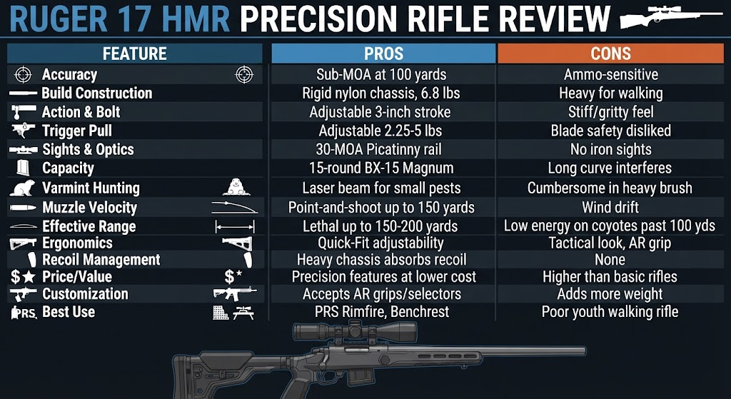 Ruger 17 HMR Precision Rifle Review