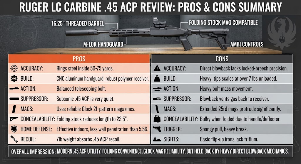 Ruger 45 ACP Carbine Review