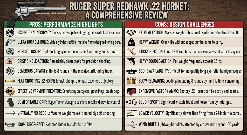 Ruger Super Redhawk 22 Hornet Review