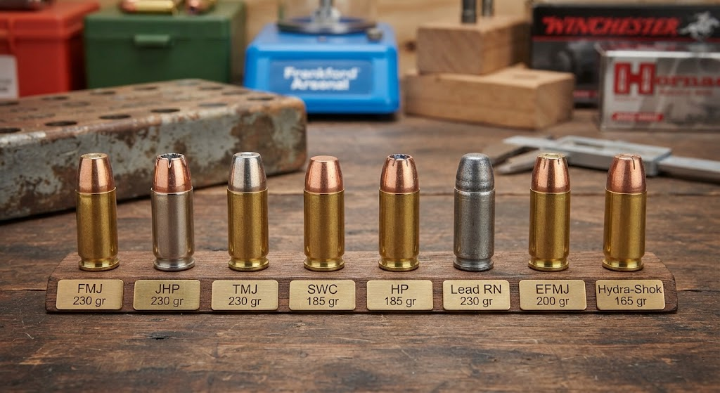 45 ACP Bullet Types