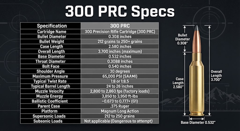 300 PRC Specs