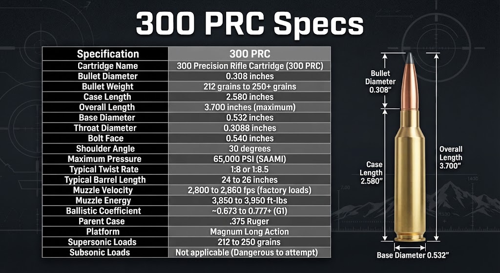 300 PRC Specs