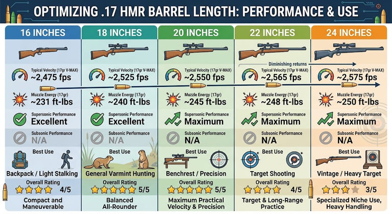 Best Barrel Length For 17 HMR