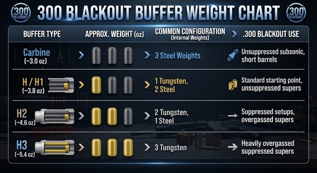 300 Blackout Buffer Weight