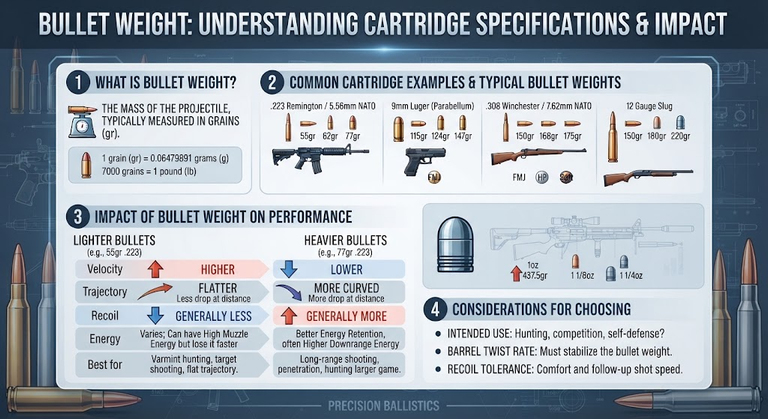 bullet weight